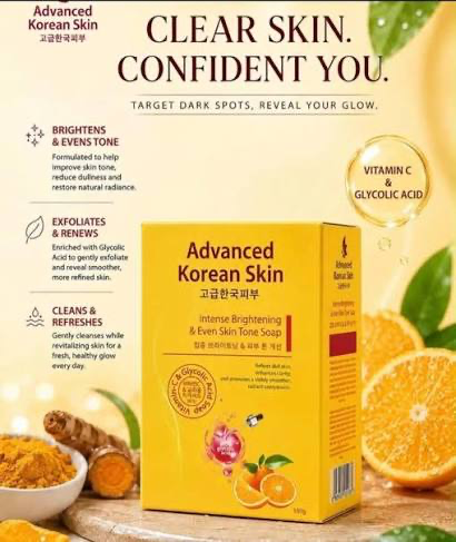 ADVANCED KOREA INTENSE BRIGHTENING & EVEN TONE BAR SOAP