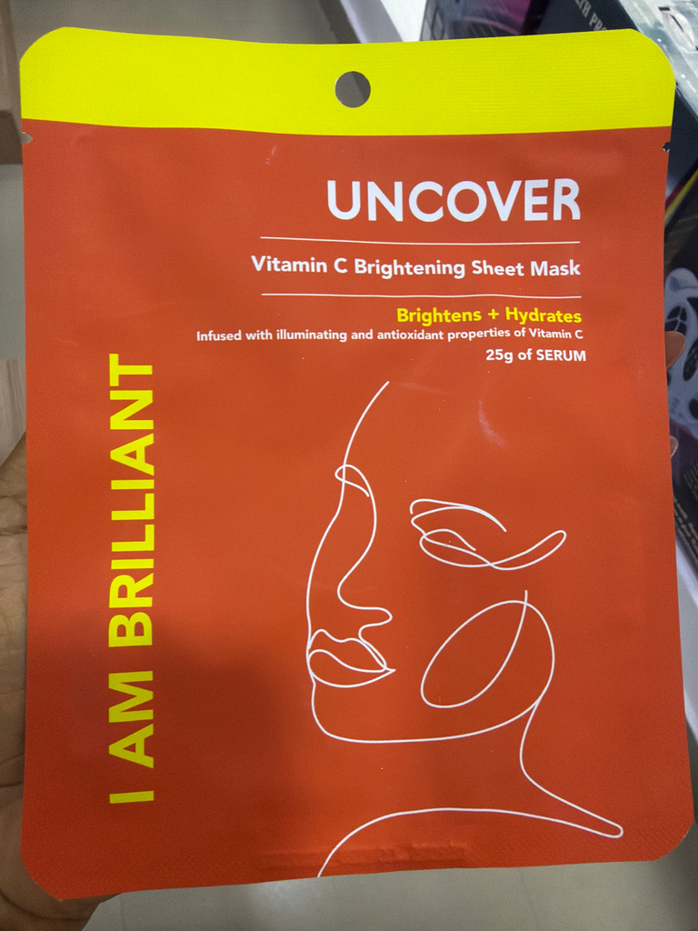 UNCOVER VITAMIN C BRIGHTENING SHEET MASK - 1pc
