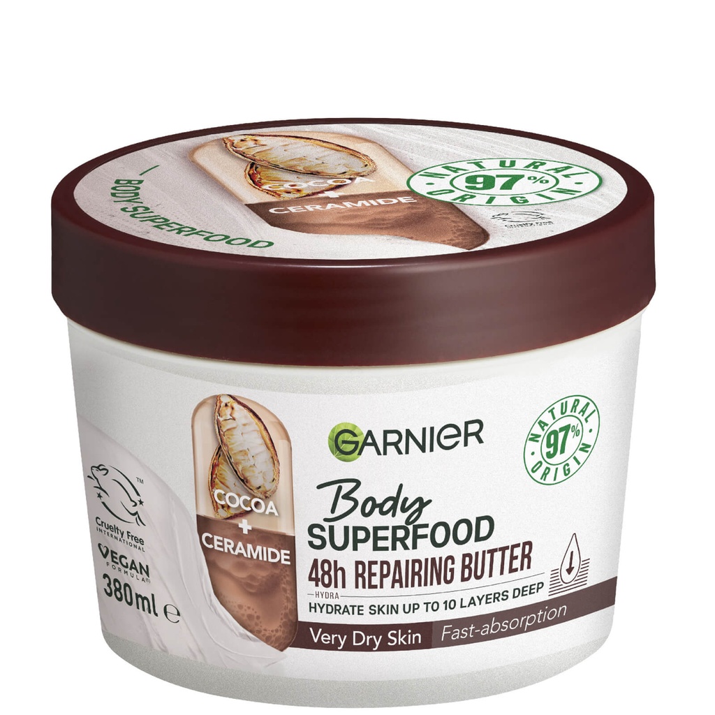 GARNIER CERAMIDE NOURISHING BODY BUTTER 380ml