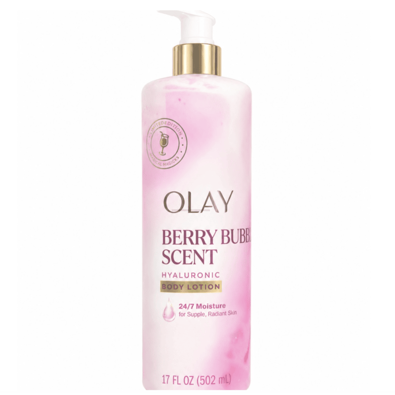 OLAY BERRY BUBBLY SCENT HYALURONIC BODY LOTION - 502ml