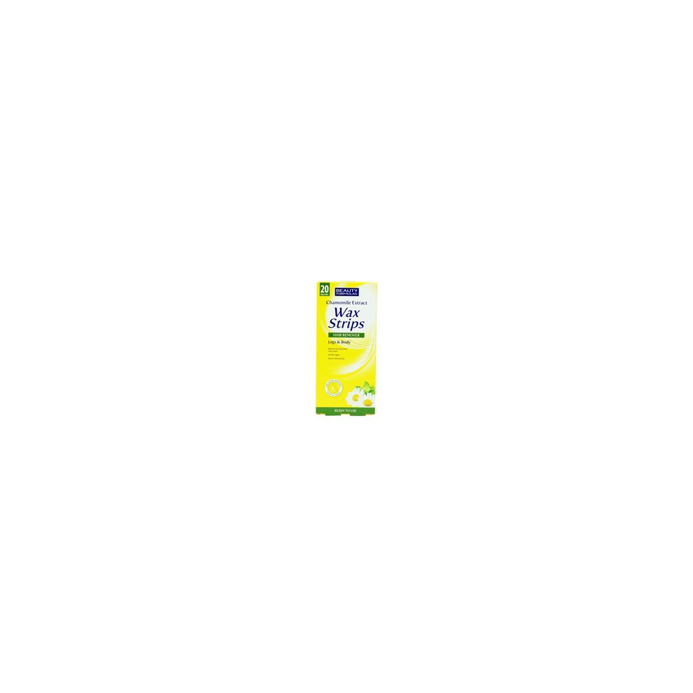 BEAUTY FORMULAS WAX STRIP - CHAMOMILE EXTRACT - 20pc