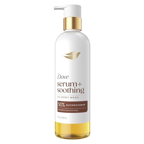 DOVE SERUM + SOOTHING OIL BODY WASH 452ml