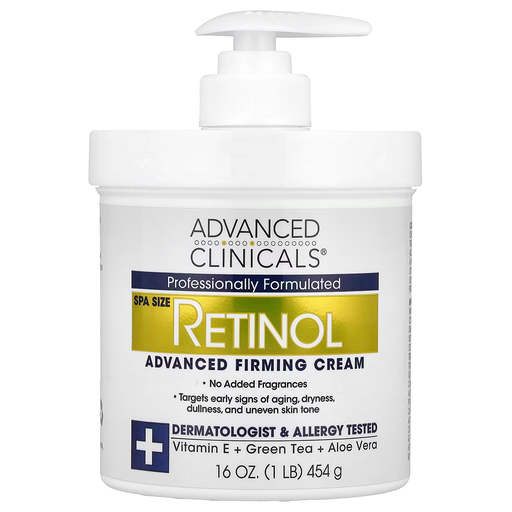 ADVANCED CLINICALS RETINOL BODY CREAM 454G