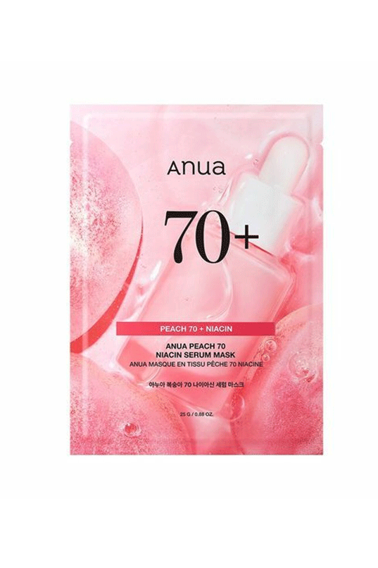 ANUA PEACH 70+ NIACIN SERUM MASK