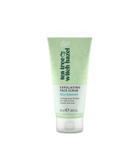 BOOTS TEATREE EXFOLIATING SCRUB