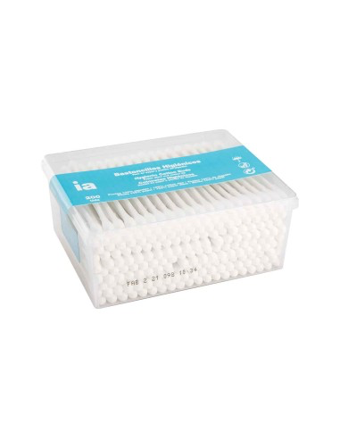 BOWINS CARE PLASTIC STICKS COTTON SWAB - 300 COUNT