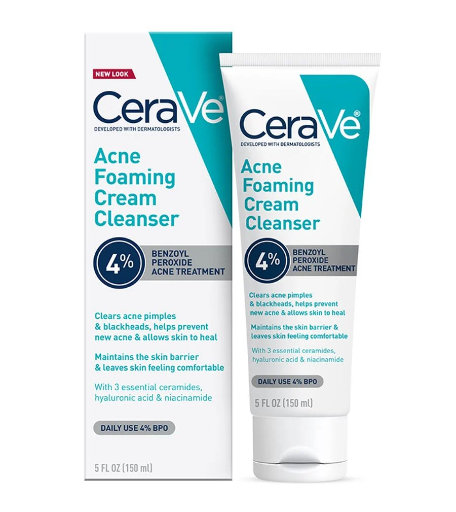 CERAVE ACNE FOAM CREAM CLEANSER 4% 