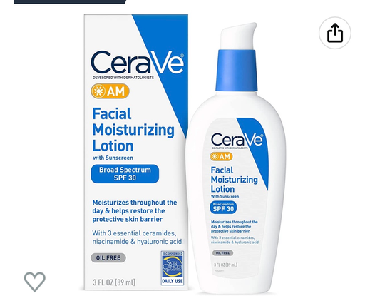 CERAVE FACIAL AM LOTION SPF50 52ml