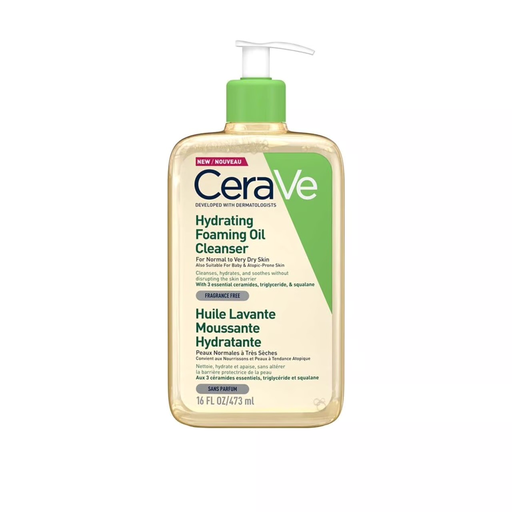 CERAVE HYRDATING FOAM OIL CLEANSER 473ML