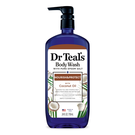 DR TEALS COCONUT OIL BODY WASH 710ML