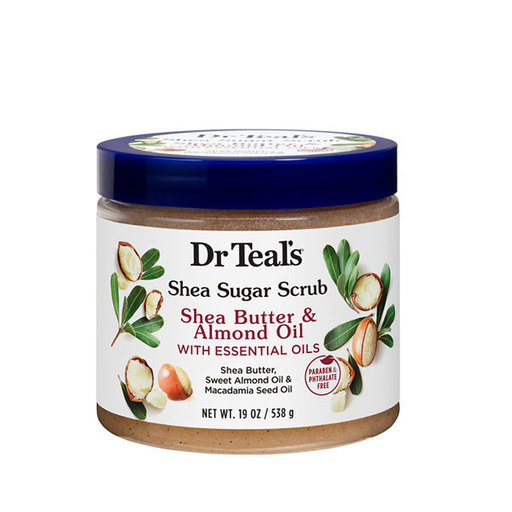 DR TEALS SHEA BUTTER & ALMOND OIL BODY SCRUB 538G