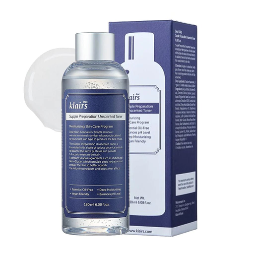 KLAIRS UNSCENTED TONER 180ML