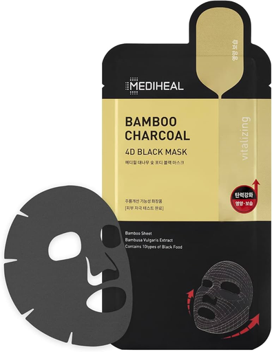 MEDIHEAL BAMBOO CHARCOAL 4D BLACK MASK