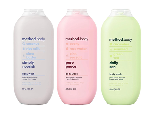 METHOD PEONY ROSEWATER BODY WASH 532ML