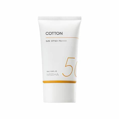 MISSHA COTTON SUNSCREEN SPF50