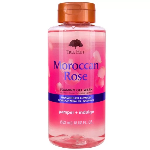 TREEHUT BODY WASH - MORROCAN ROSE 532ML