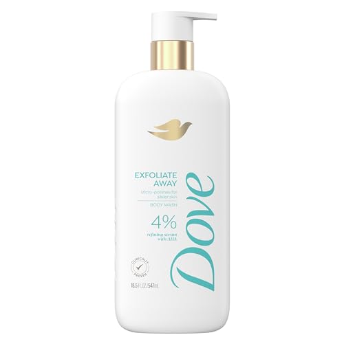 DOVE EXFOLIATE AWAY 4% AHA BODY WASH 547ML