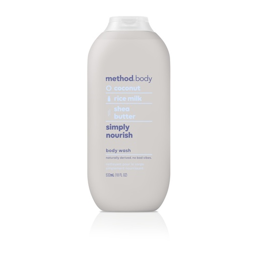 METHOD COCONUT RICE MILK BODY WASH 532ML