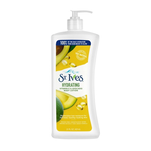 ST IVES VIT E & AVOCADO LOTION 621ML